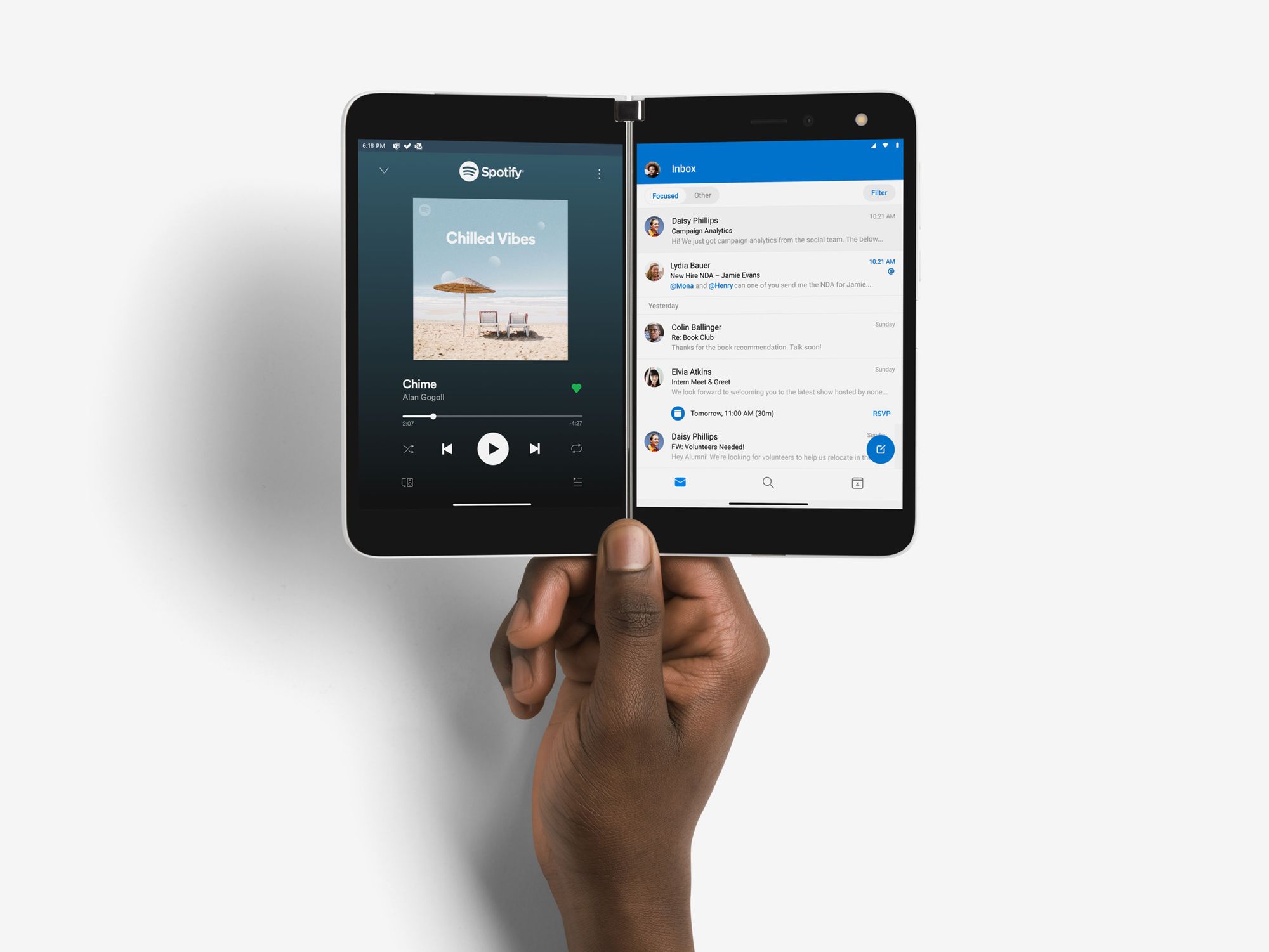 Microsoft: Nu med Android-telefon med dobbeltskærm