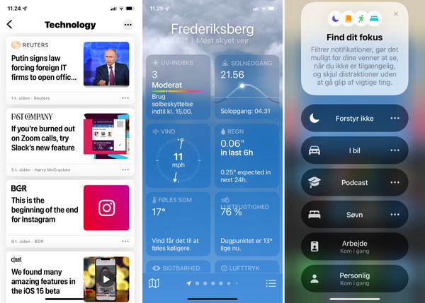 24 timer med iOS 15 beta: Skal du opdatere nu — og kan du nedgradere igen?